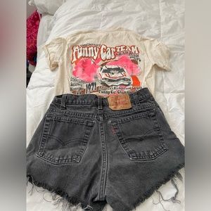 Levis 550 shorts & shirt